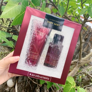 Set nước hoa bodymist + lotion victoria secret