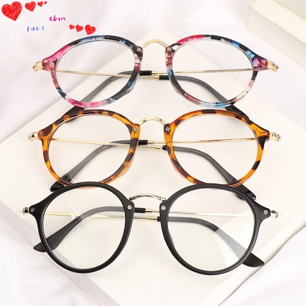 Kính Mắt Gọng Phẳng Linh Hoạt Chống Bức Xạ Thời Trang Vintage