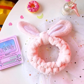 Băng Đô Cài Tóc, Băng Đô Rửa Mặt Tai Thỏ Dễ Thương Cho Nữ