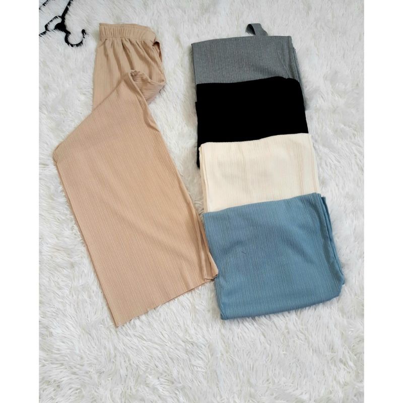 Quần ống suông ống rộng thun tăm thái xuất hàn BIGSIZE (40-65KG) phong cách hàn quốc