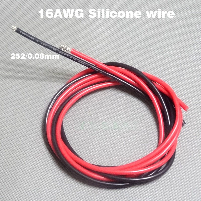 16awg 16 Awg 1 Meter Silicone Wire Cable