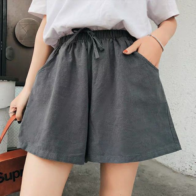 [FREESHIP] Quần đùi quần short nữ cạp chun dây rút nhiều màu đẹp | BigBuy360 - bigbuy360.vn