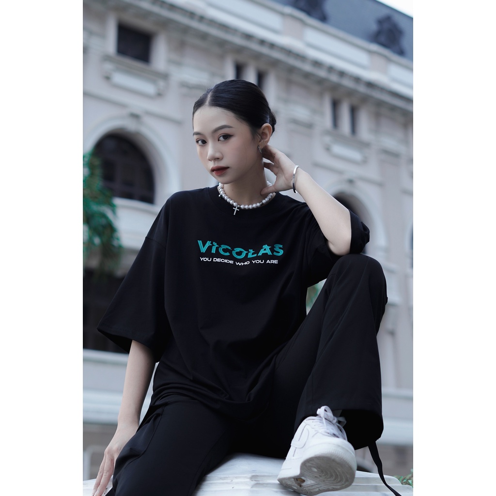 Áo thun Unisex vải co giãn 4 chiều Cotton POISON V VICOLAS TSHIRT