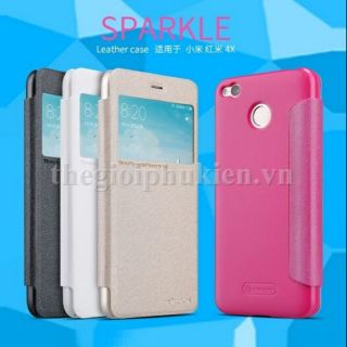 Bao da cho Xiaomi Redmi 4X chính hãng Nillkin Sparkle