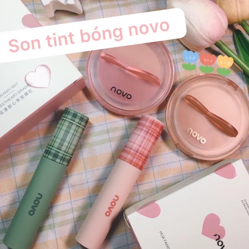 Son tint bóng Novo plaid lip glaze