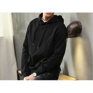 [UNISEX] HOODIE BASIC - HOODIE TRƠN - ĐEN
