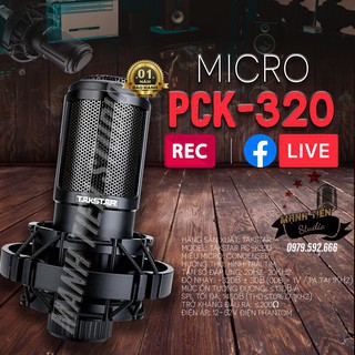 [hàng chất lượng - loại 1] Mic thu âm Takstar PC-K320 hát karaoke, thu âm, livestream, bảo hành 12 tháng bắt âm tốt