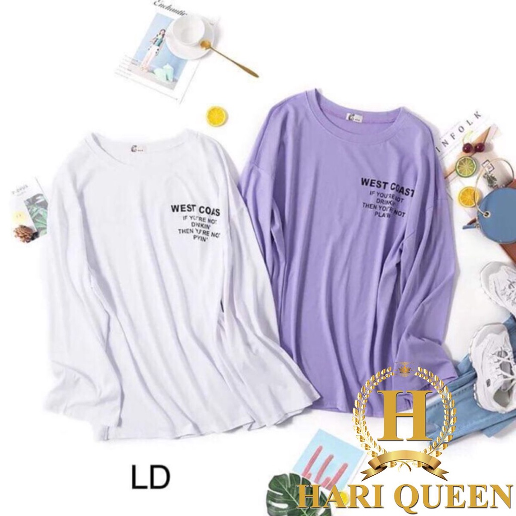 Áo thun WEST dài tay LDU0819