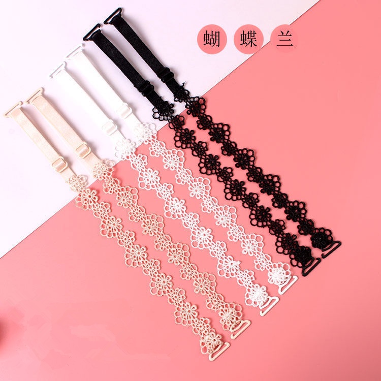 Dây Áo Ngực 4 Kiểu Họa Tiết Ren Hoa Chống Trượt Gợi Cảm Cho Nữ