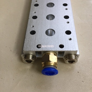 Đế van điện từ 100M-2/3/4/5/6/7/8/9/10F (Lắp van từ size 4V100 :4V110 ,4V130  ,4V120.. )