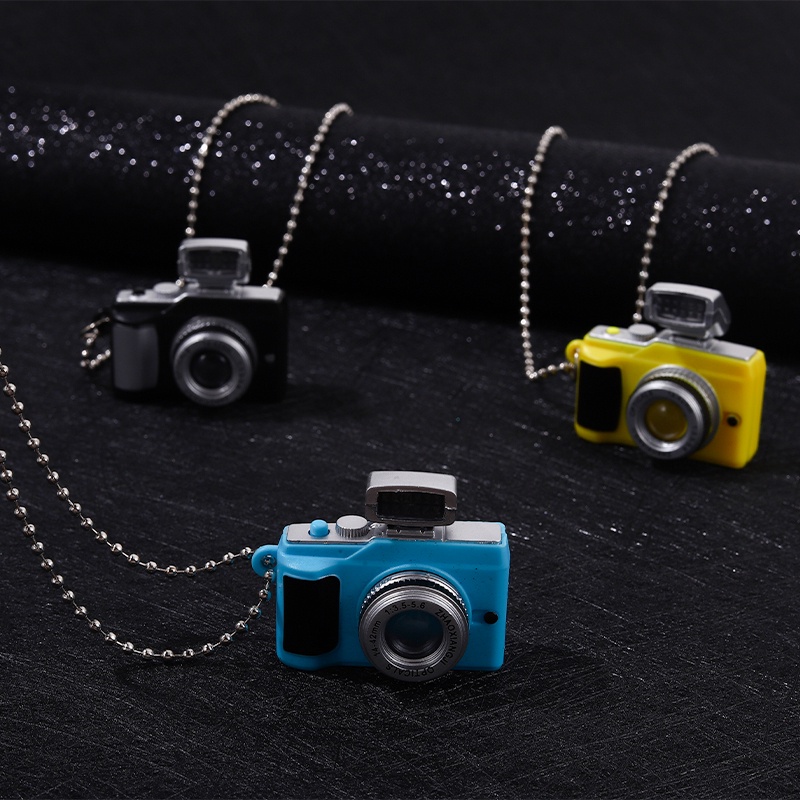 Vòng cổ Mặt Hình Máy Ảnh Mini 4 Kiểu Phát Sáng Dễ Thương Vui Nhộn Thích Hợp Làm Quà Tặng Cho Bạn
