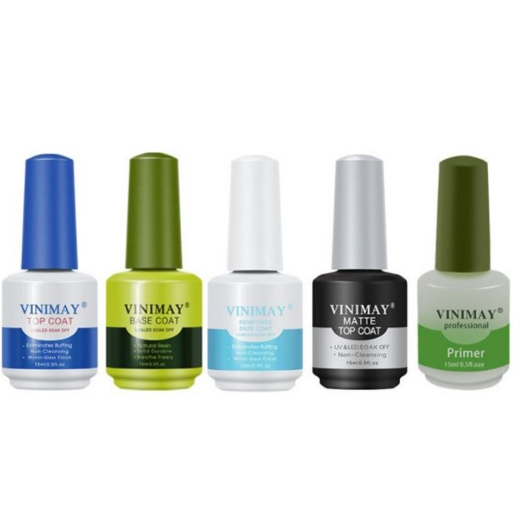 Base Top Vinimay, Cứng móng, Kiềm dầu, Top giọt sương, Top lì, Top loang Top Kim Cương Phá Gel