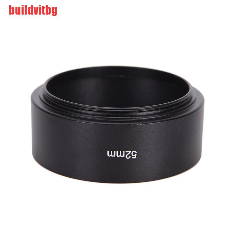 {buildvitbg}52mm metal alloy material long lens hood for Canon Nikon camera New GVQ