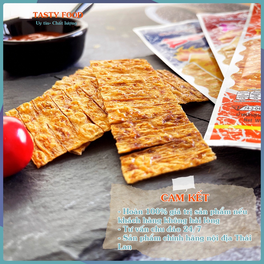 13 gói Mực Bento Thái Lan loại 5g đủ vị,mực cay Bento gói nhỏ đồ ăn vặt Tasty Food