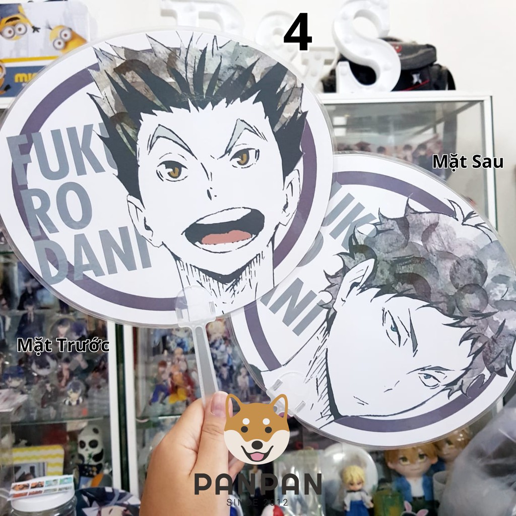 Quạt Anime 2 Mặt HAIKYU!!