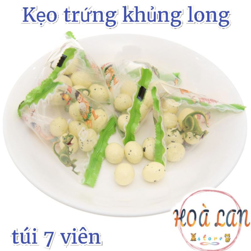 Kẹo trứng khủng long (túi 7 viên)