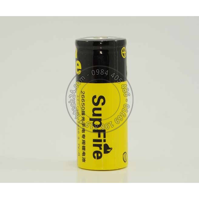 Pin sạc SupFire 26650 3.7v