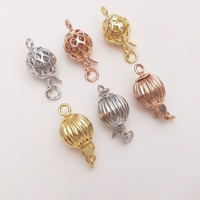 Phụ kiện trang sức  - Khóa Quả lựu vằn kiểu chuỗi