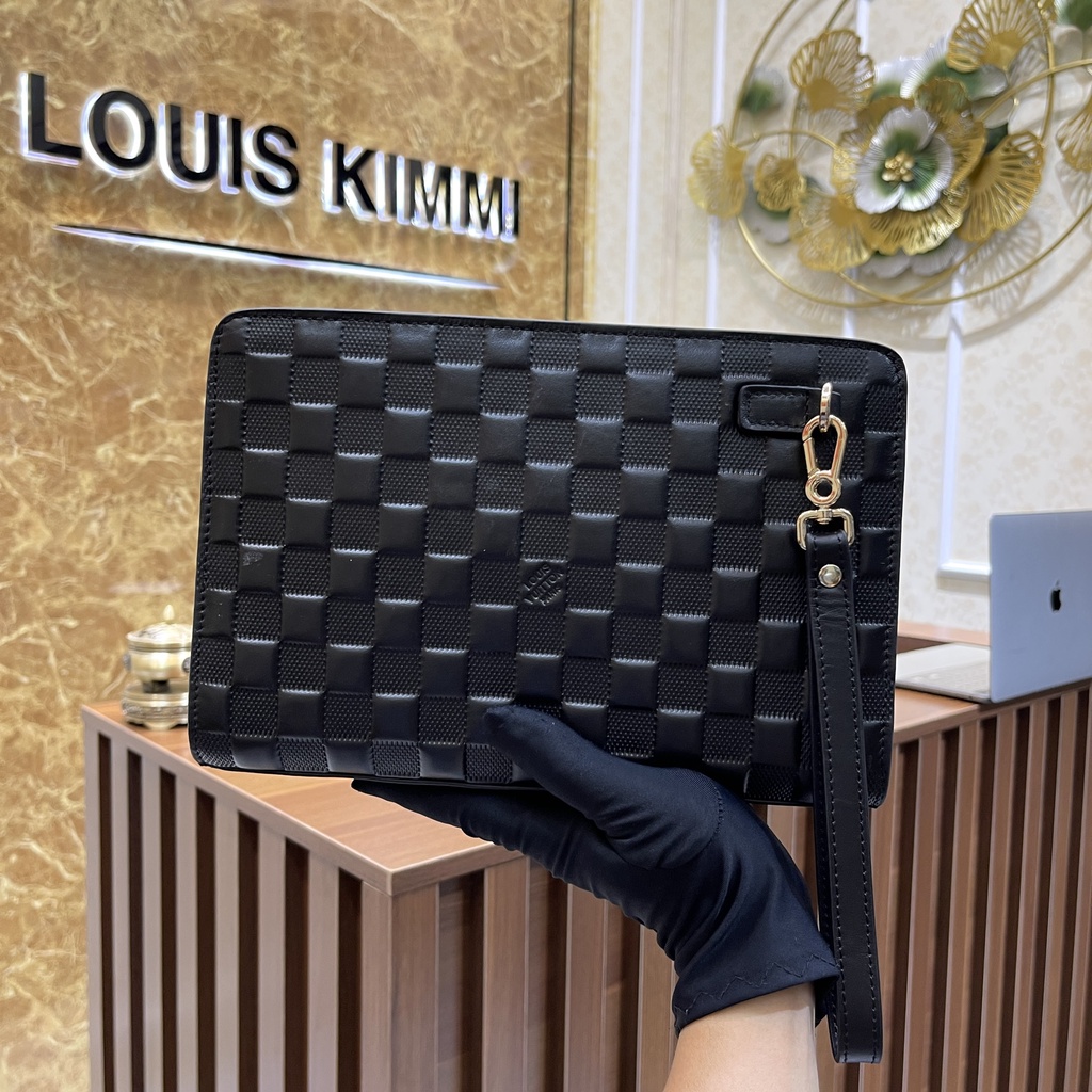 Clutch - Ví cầm tay nam nữ khóa số cao cấp Da bò 100% CL320