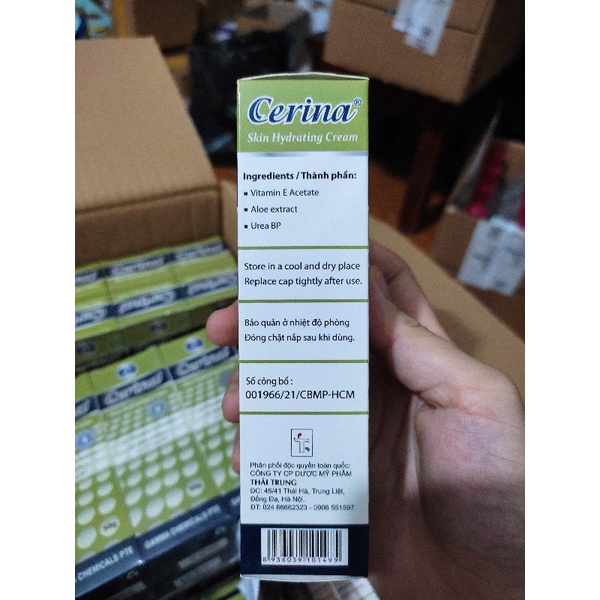 Kem dưỡng ẩm giúp cải thiện tình trạng da khô, nứt nẻ GAMMA Cerina Cream - 50g - Derma Skin
