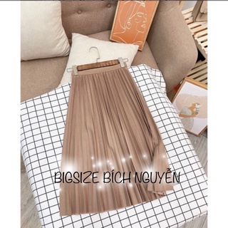 [BIGSIZE 60-95kg] Chân váy xếp ly dài