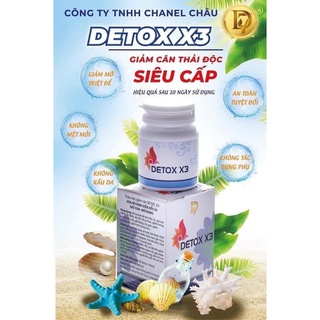 1 hộp detox X3 giảm cân chính hãng Thái Lan