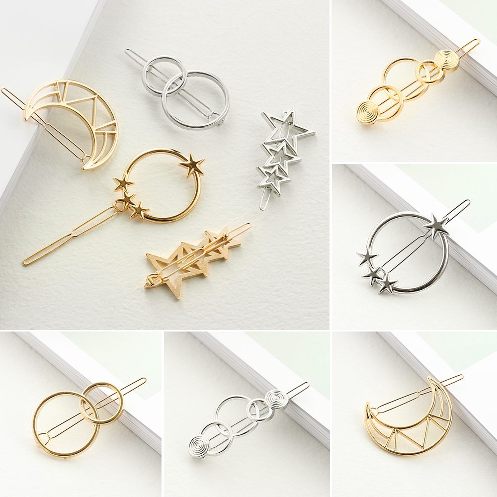 Kẹp tóc kim loại thiết kế độc đáo