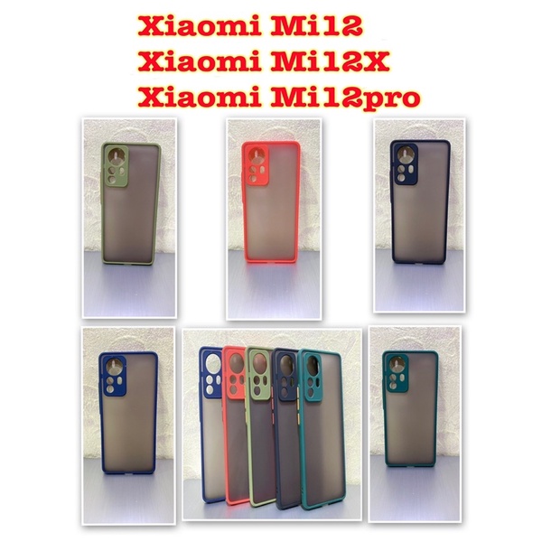 Xiaomi Mi12 / 12X / 12pro Sẵn sàng​Am Shipping Soft Edge Case Ốp điện thoại cứng Camera cho Mi12 / 1