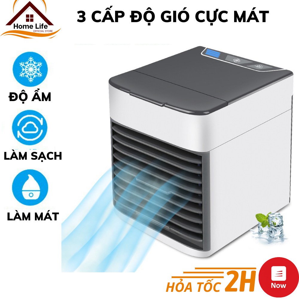 Quạt Đá Điều Hòa Hơi Nước Mini Để Bàn - Quạt tạo ẩm làm mát không khí