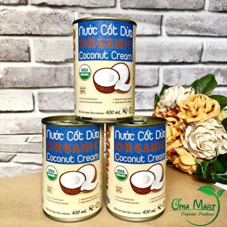 Nước Cốt Dừa Hữu Cơ Vietcoco Organic 400ml