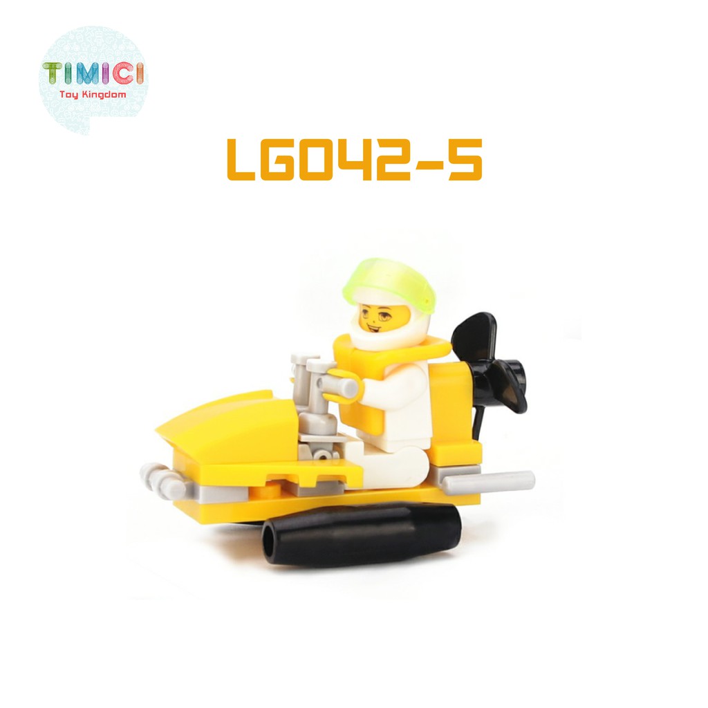Lego đồ chơi xếp hình mini chiến hạm ô tô phương tiện LG42