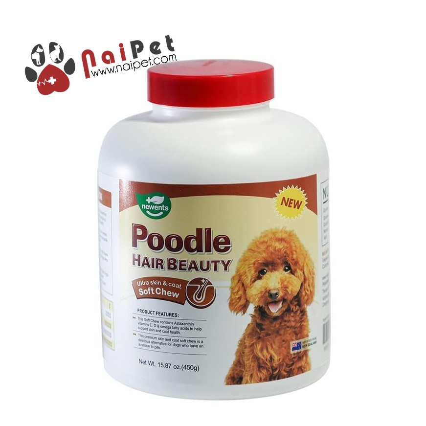 Thức Ăn Dinh Dưỡng Cho Chó Poodle Chăm Sóc Da Lông Poodle Hair Beauty 30g