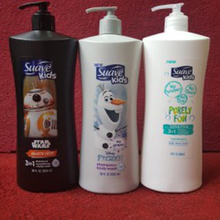 TẮM GỘI TRẺ EM 3 IN 1 SUAVE KIDS 828ML SUAVE KIDS 828ML