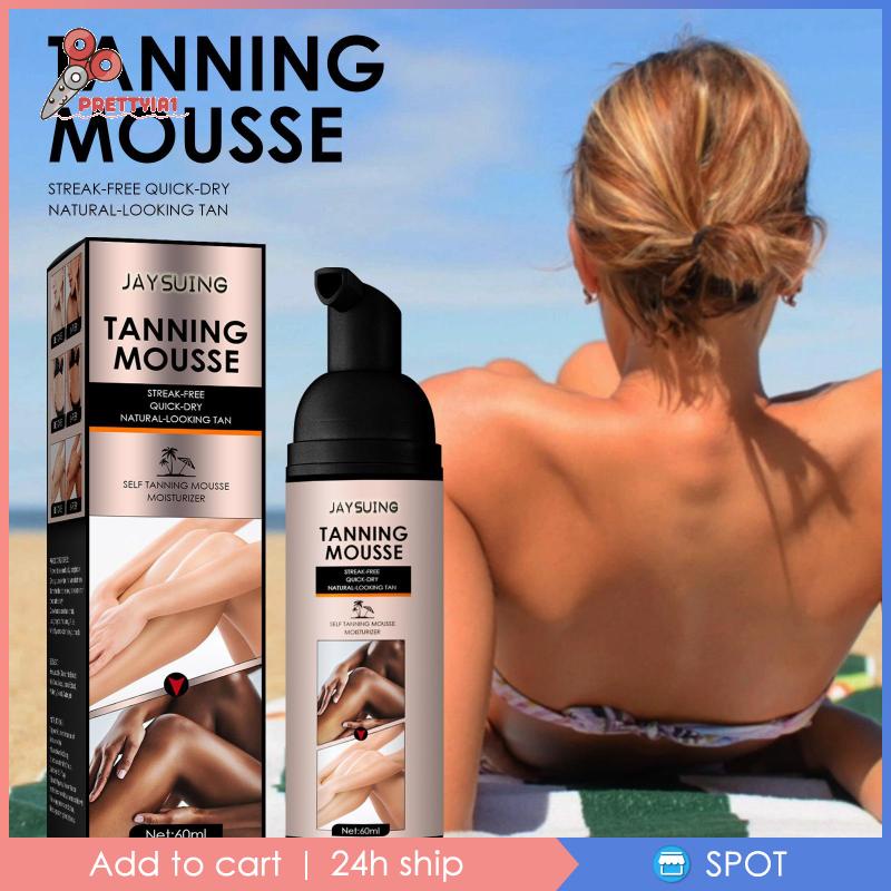 Lotion Tự Làm Tanning Mousse Nhanh Chóng Prettyia1 Chăm Sóc Da