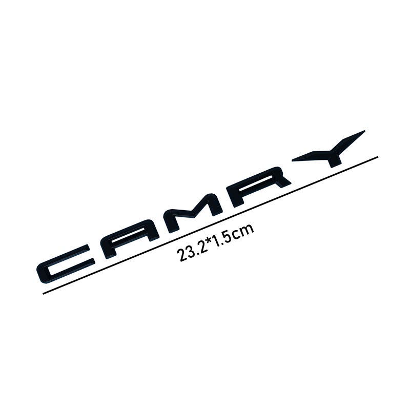 Miếng Dán Hình Chữ Cái 3D Bằng ABS Trang Trí Đuôi Xe Hơi Toyota Camry Logo Corolla Rav4 Yaris Hilux Prius