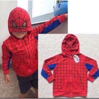 Áo khoác Áo khoác Spider Man cho bé iu