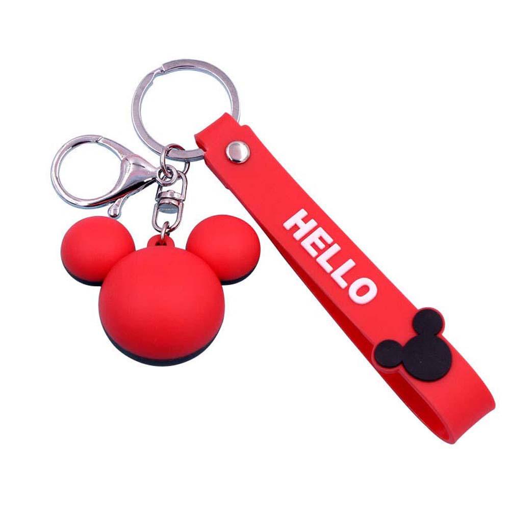 Móc Khóa Hình Chuột Mickey Hoạt Hình Đáng Yêu Bằng PVC