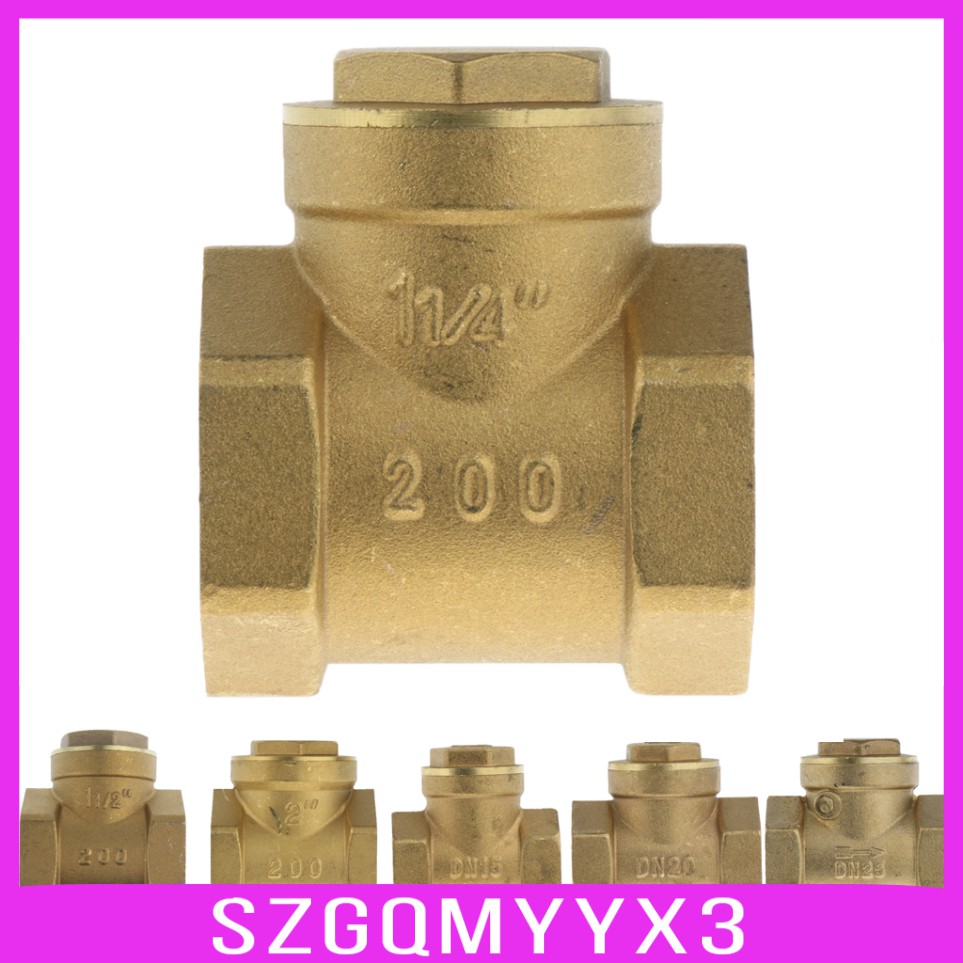 Van Kiểm Tra Một Chiều DN15- 1-2 inch Bằng Đồng Thau Chuyên Dụng Cho Nhà Vệ Sinh