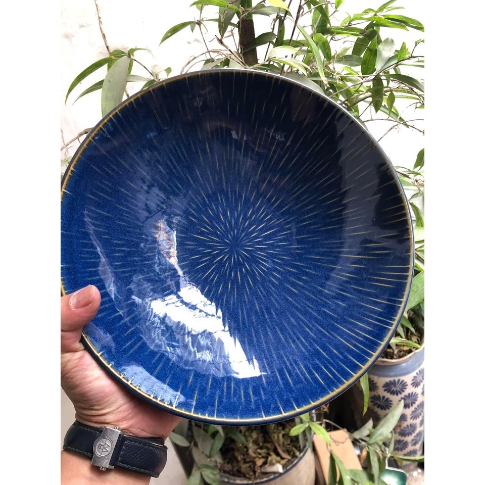 Tô nông lòng Orionid chống xước họa tiết mưa sao băng, tô ramen, salad, mì phở- Bát đĩa sứ nhà hàng cao cấp