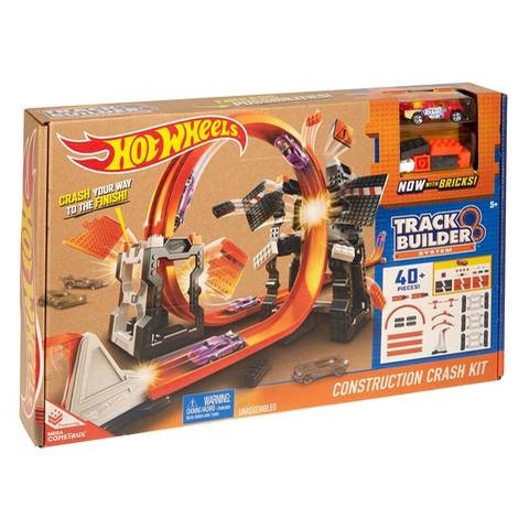 Bộ Hộp Đựng Phụ Kiện Lắp Ráp Đường Đua Xây Dựng Hotwheels Track Builder