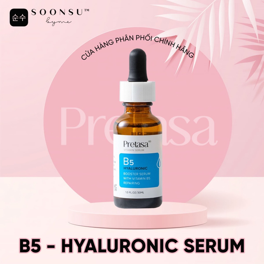 PRETASA Tinh Chất Cấp Ẩm Phục Hồi Da B5 HYALURONIC ACID 30ml