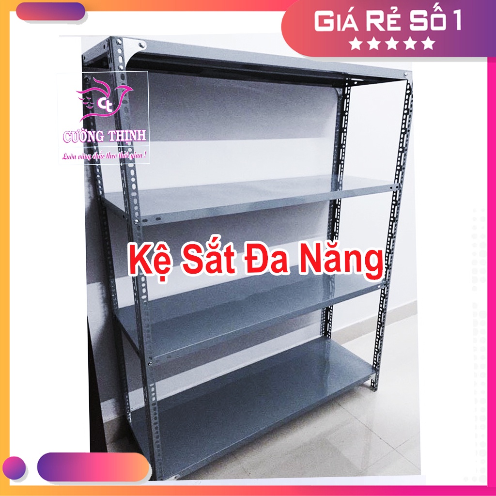 Kệ sắt đa năng, Cao 150cm x Dài 120cm x Rộng 40cm x 4 Tầng