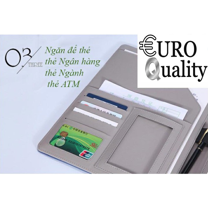 [Euro Quality] Cặp da công sở khổ A4, tặng kèm máy tính bỏ túi | BigBuy360 - bigbuy360.vn