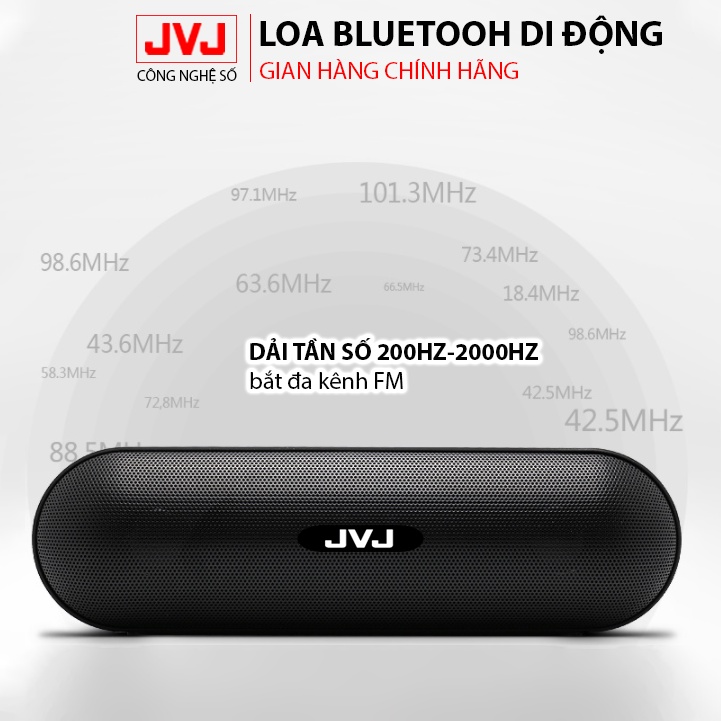 Loa Bluetooth mini không dây JVJ S812 nghe nhạc ngoài trời bass chuẩn Âm Thanh Chất Lượng Hỗ Trợ Cắm Thẻ Nhớ, USB