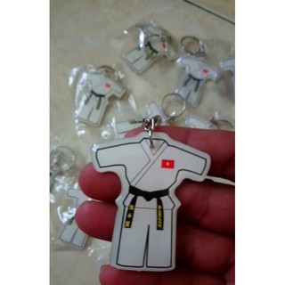 Móc khoá Karate hình võ phục