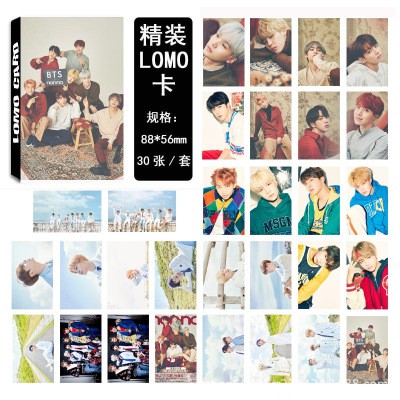 (15 mẫu) Lomo card BTS