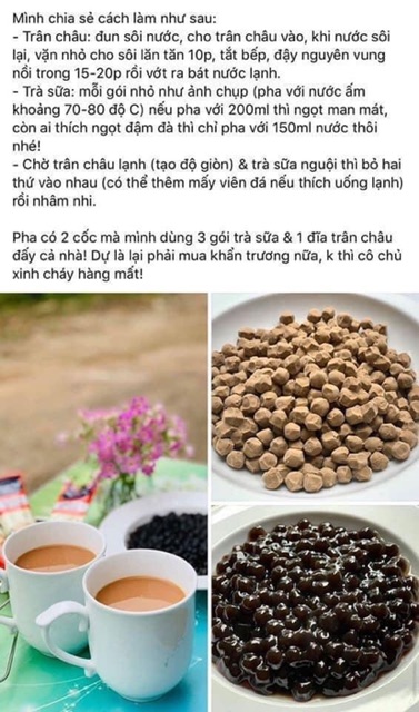TRÂN CHÂU ĐEN CARAMEL THÁI LAN ( BỊCH 1KG) | BigBuy360 - bigbuy360.vn