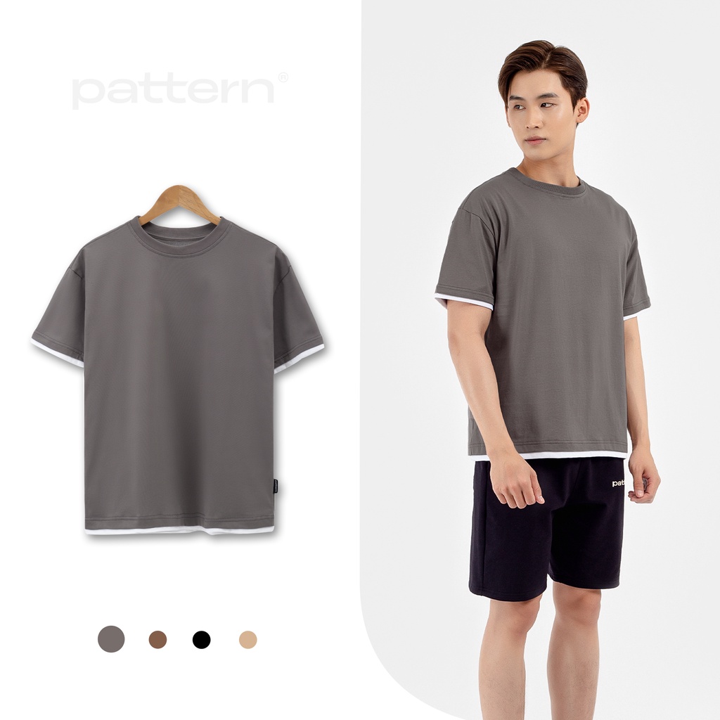 Áo phông Layer PATTERN THE 1992 Tshirt giả gấu