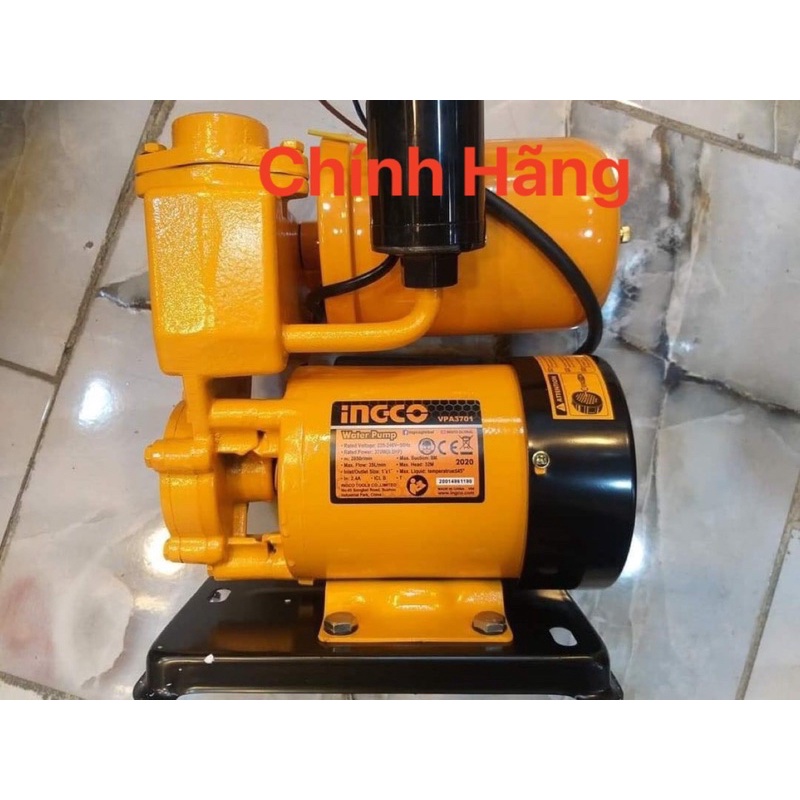 INGCO Máy bơm nước 370W (0.5HP) VPA3701 (Cam kết Chính Hãng 100%)