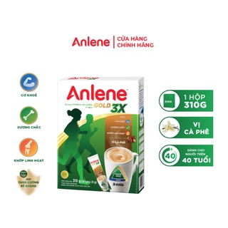 Combo 3 hộp sữa bột anlene cà phê hộp 310g